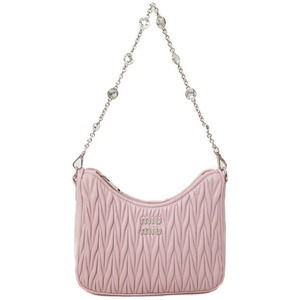 Miu Miu Matelasse Shoulder Bag Pink